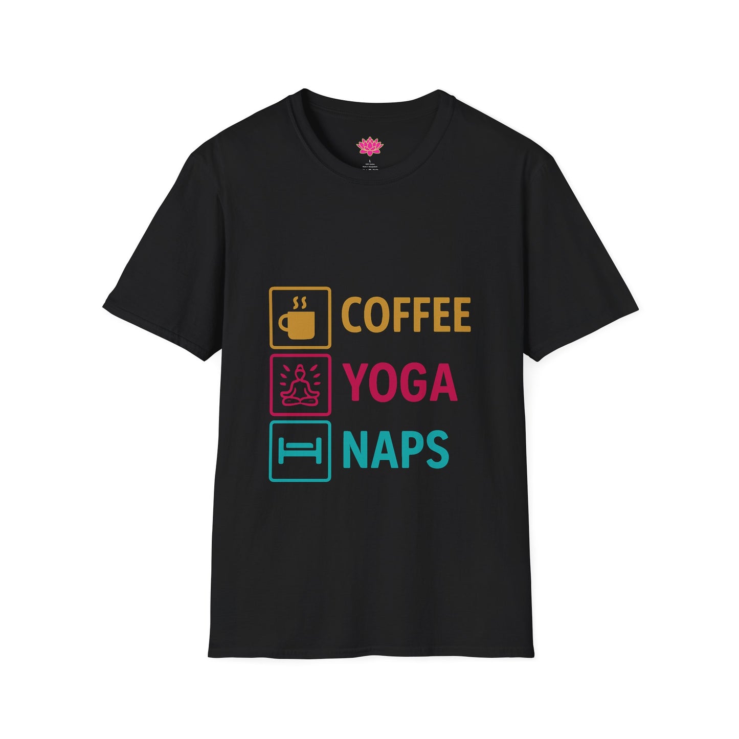 Coffee Yoga Naps - T-Shirt
