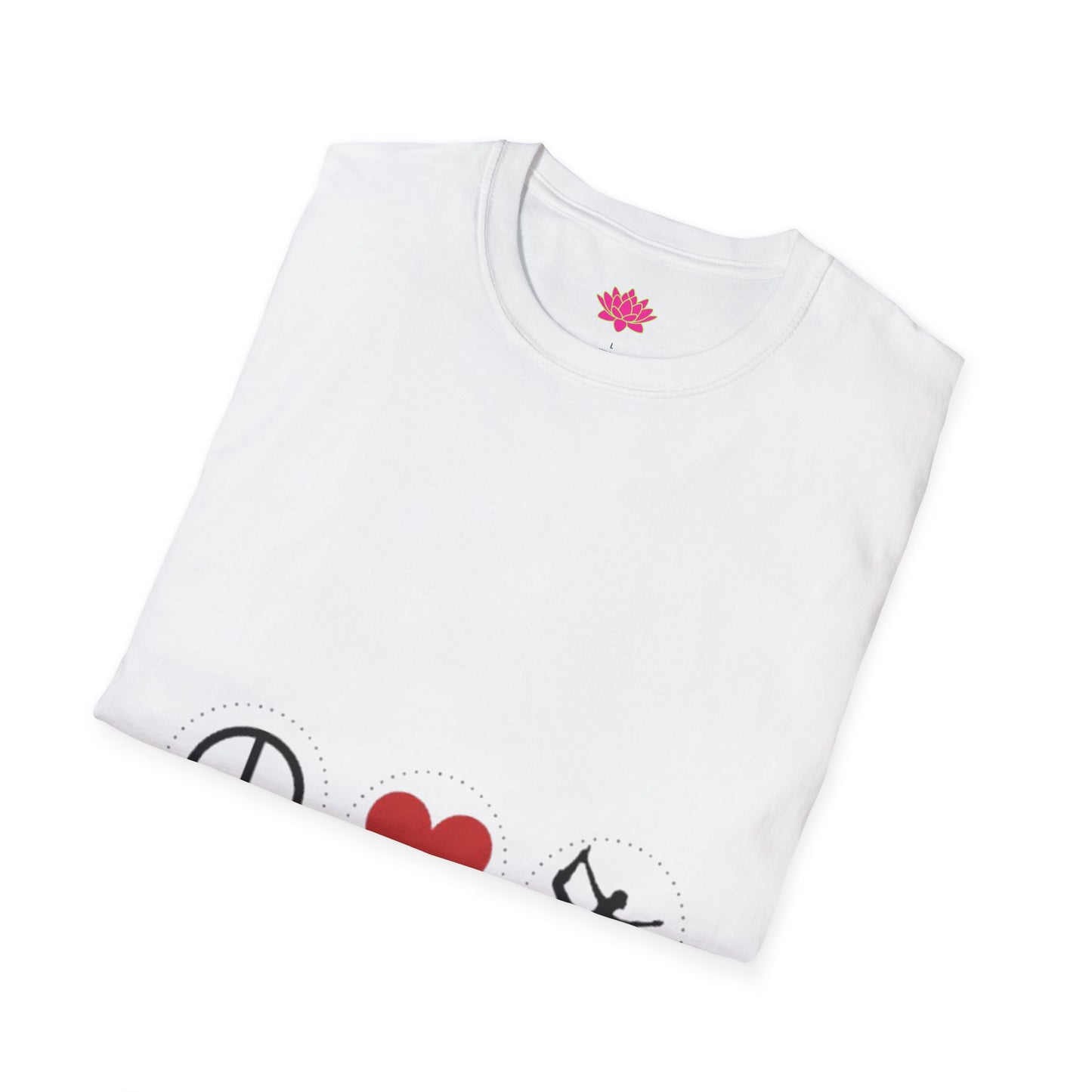 Peace Love Yoga - T-Shirt