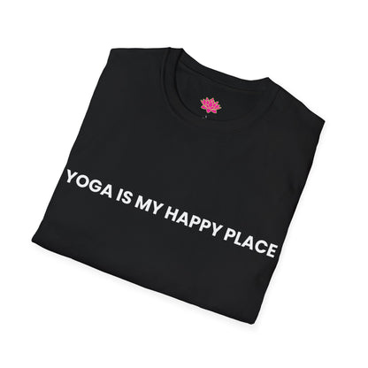Yoga Is My Happy Place - T-Shirt