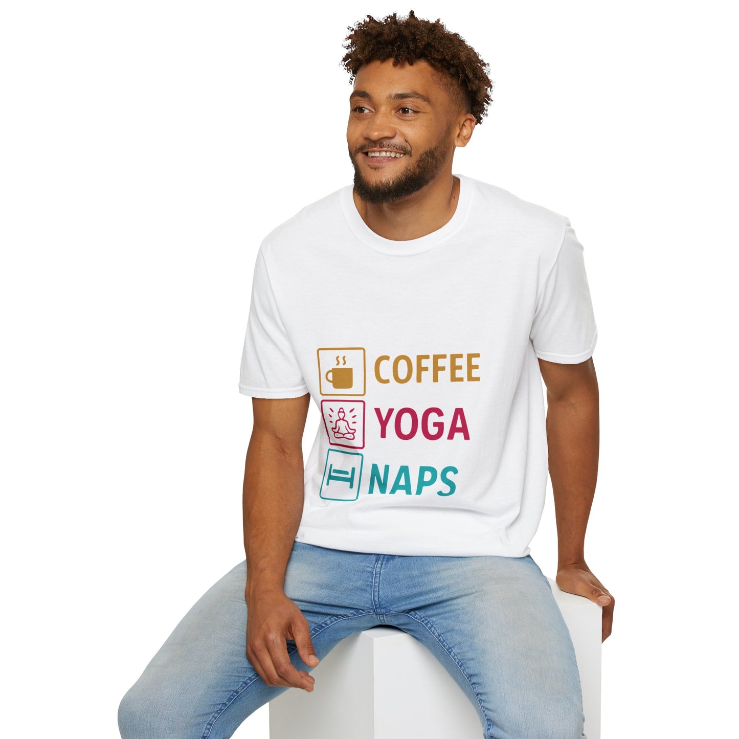 Coffee Yoga Naps - T-Shirt