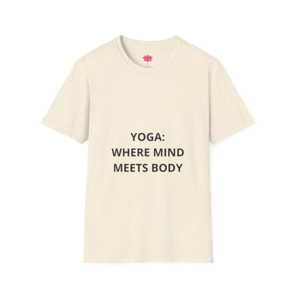 Yoga: Where Mind Meets Body - T-Shirt