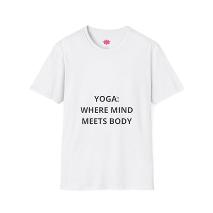 Yoga: Where Mind Meets Body - T-Shirt