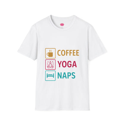Coffee Yoga Naps - T-Shirt