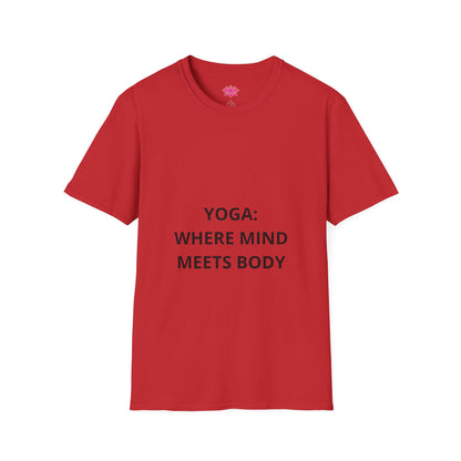 Yoga: Where Mind Meets Body - T-Shirt