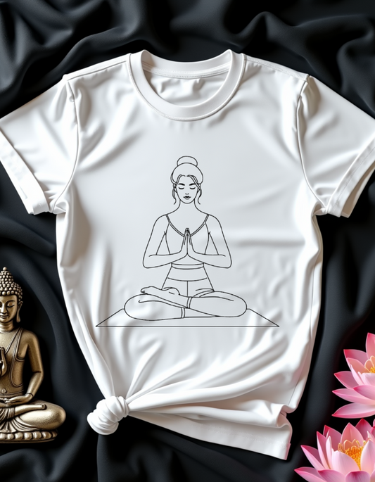 Meditating Woman - T-shirt