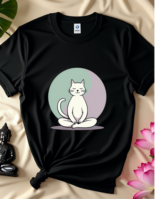 Meditative Cat - T-Shirt
