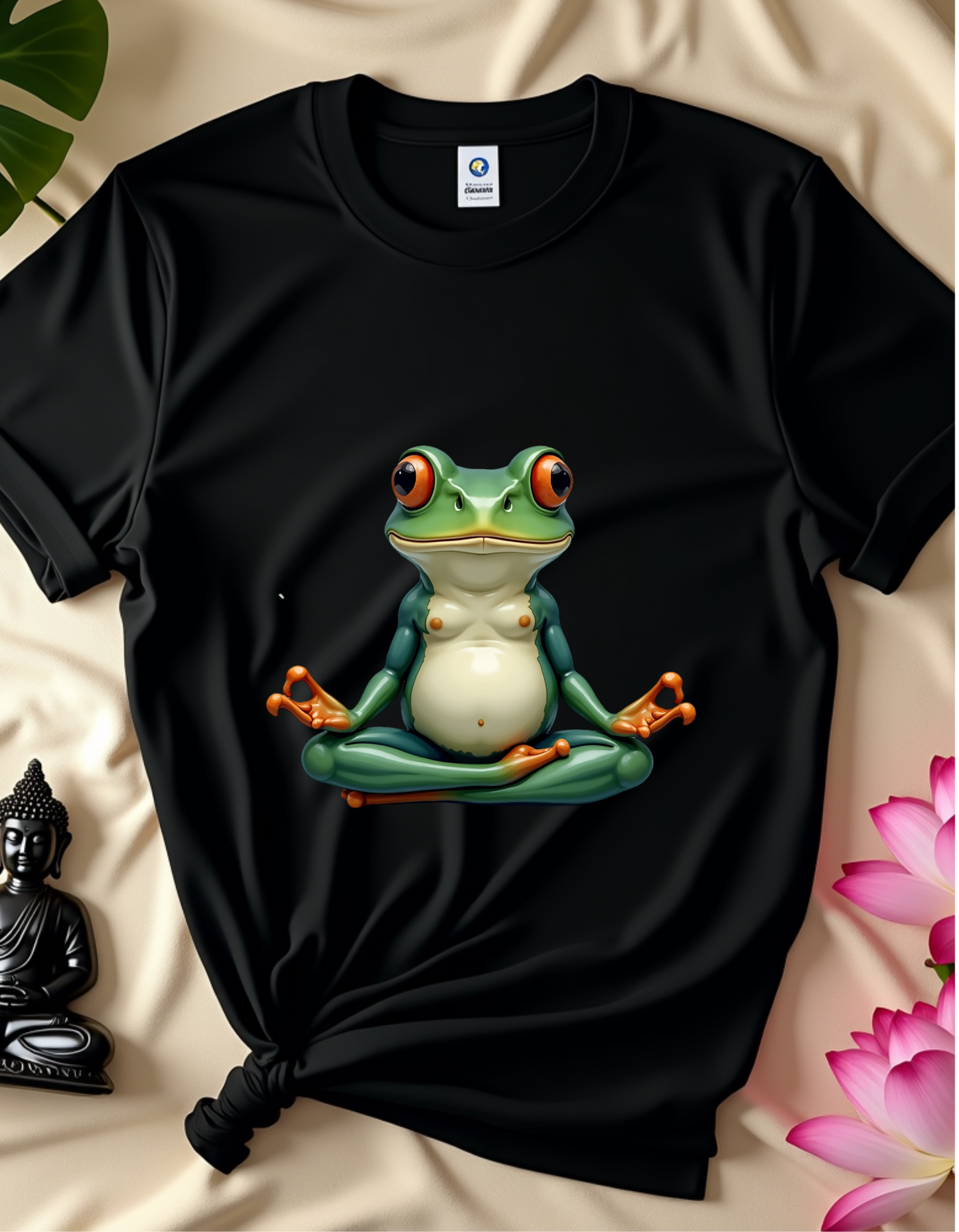 Meditating Frog - T-shirt