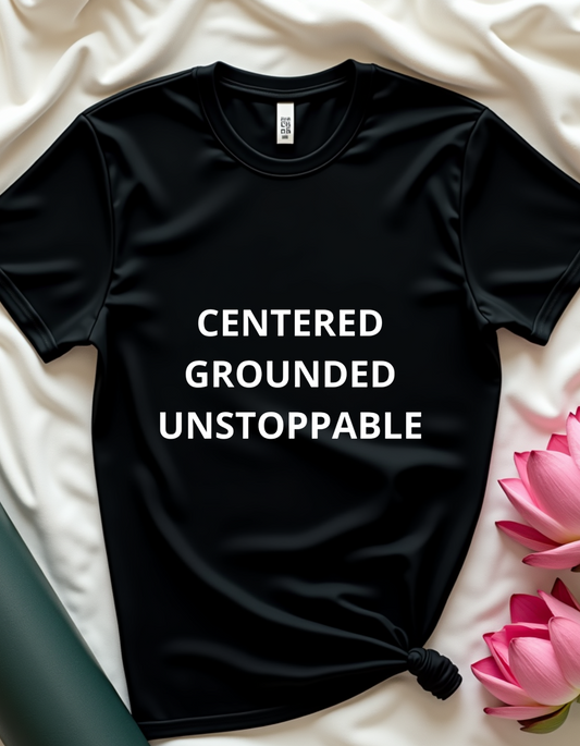 Centered, Grounded, Unstoppable - T-shirt