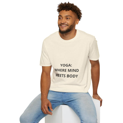 Yoga: Where Mind Meets Body - T-Shirt