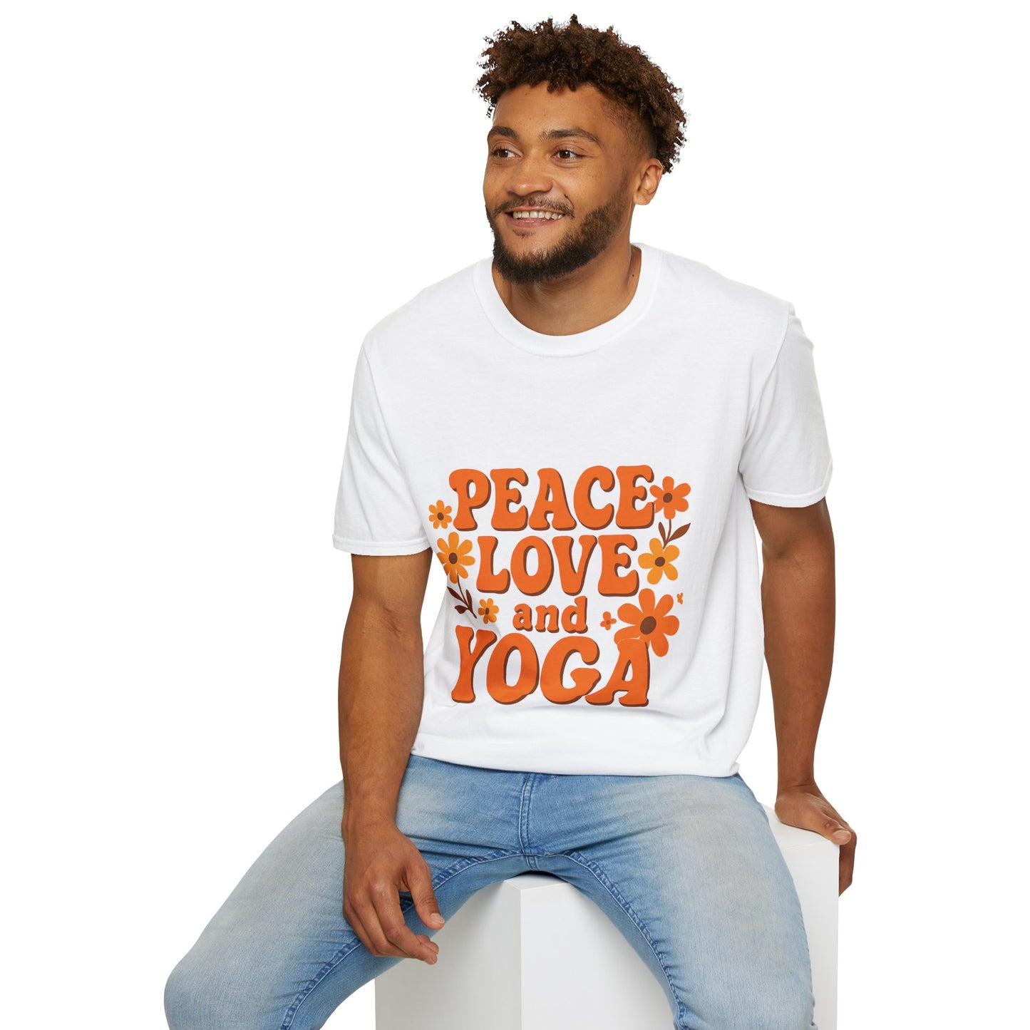 Peace Love and Yoga - T-shirt