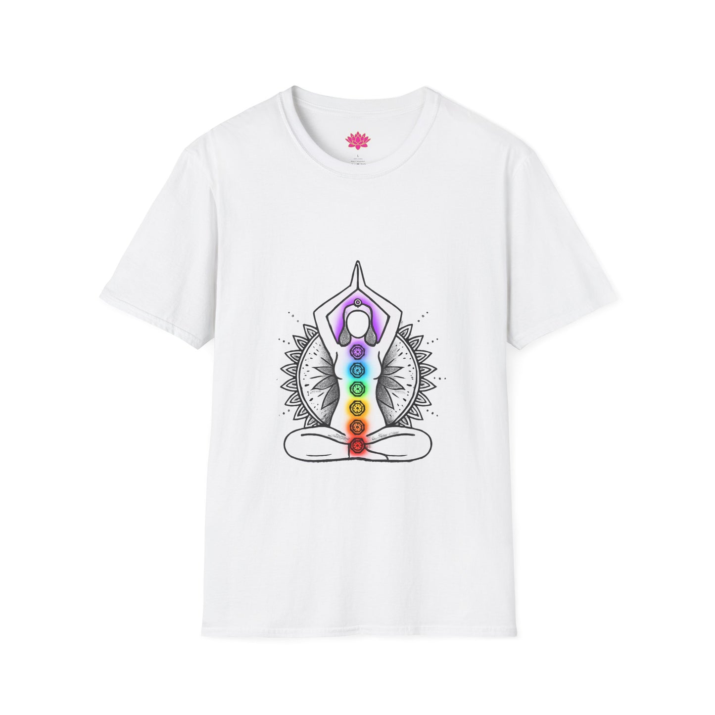 Chakra Yoga Pose - T-shirt
