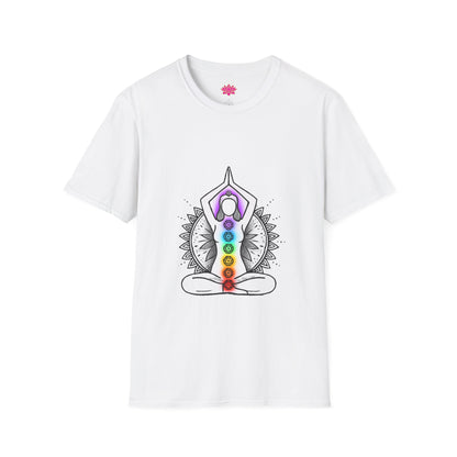 Chakra Yoga Pose - T-shirt