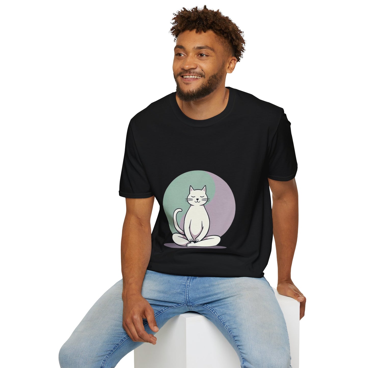 Meditative Cat - T-Shirt