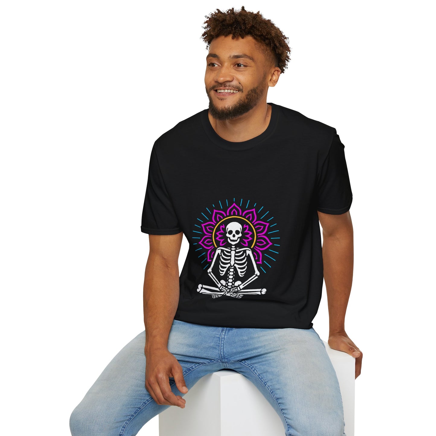 Meditative Skeleton - T-shirt