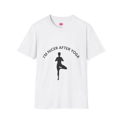 I'm Nicer After Yoga - T-Shirt