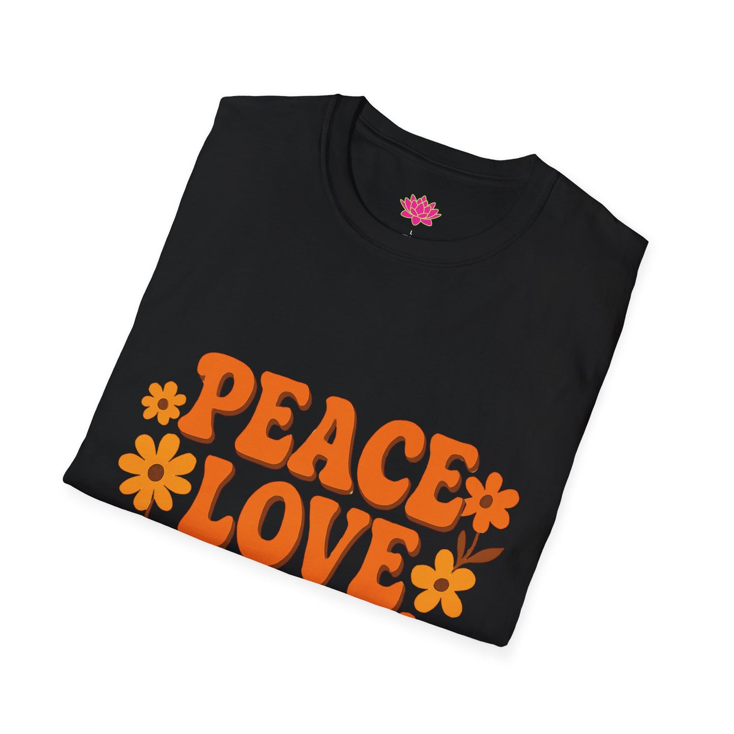 Peace Love and Yoga - T-shirt