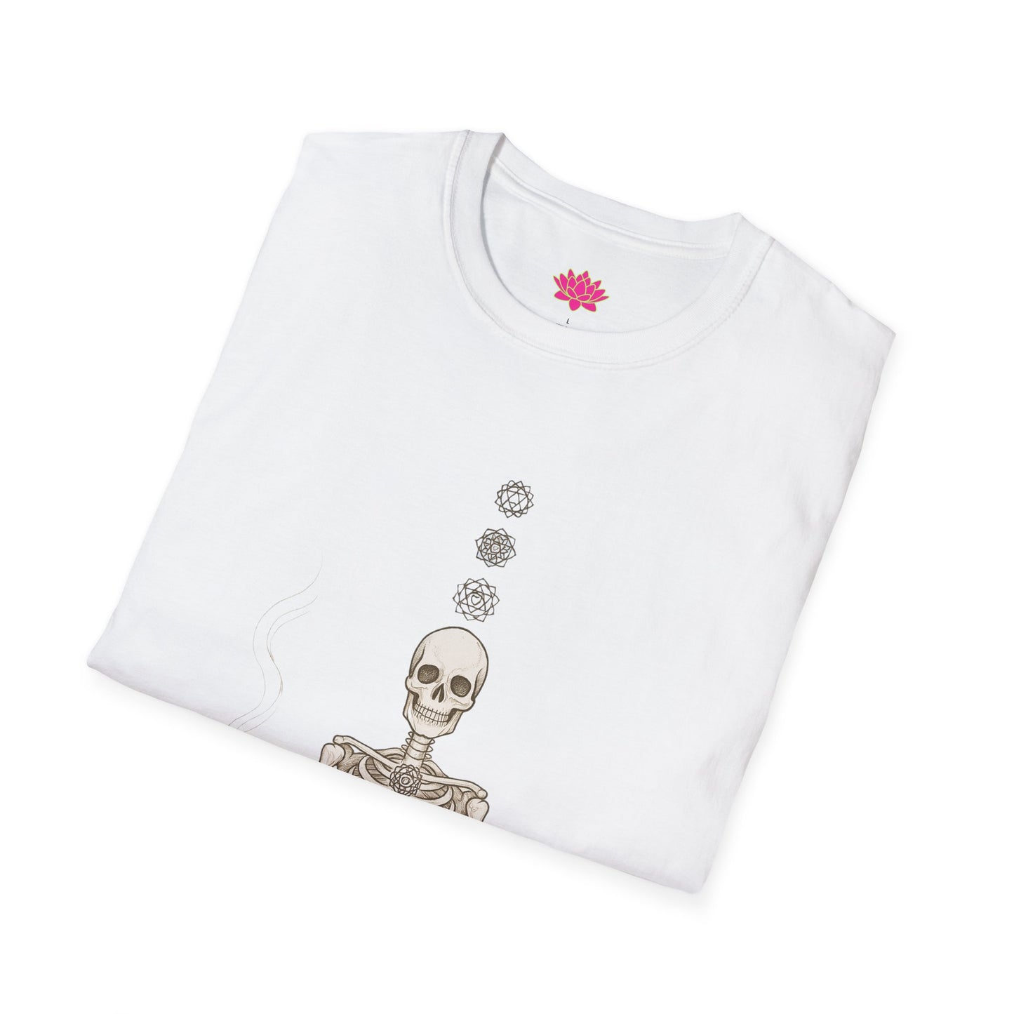 Skeleton Meditating - T-shirt