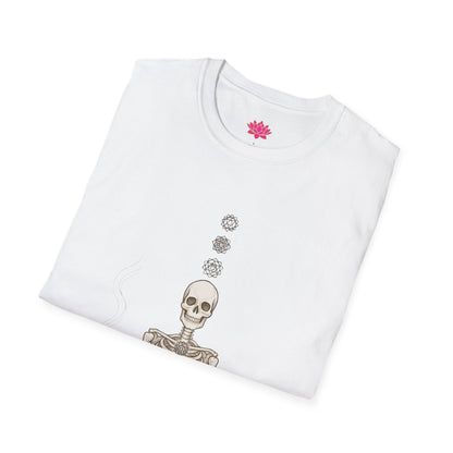 Skeleton Meditating - T-shirt