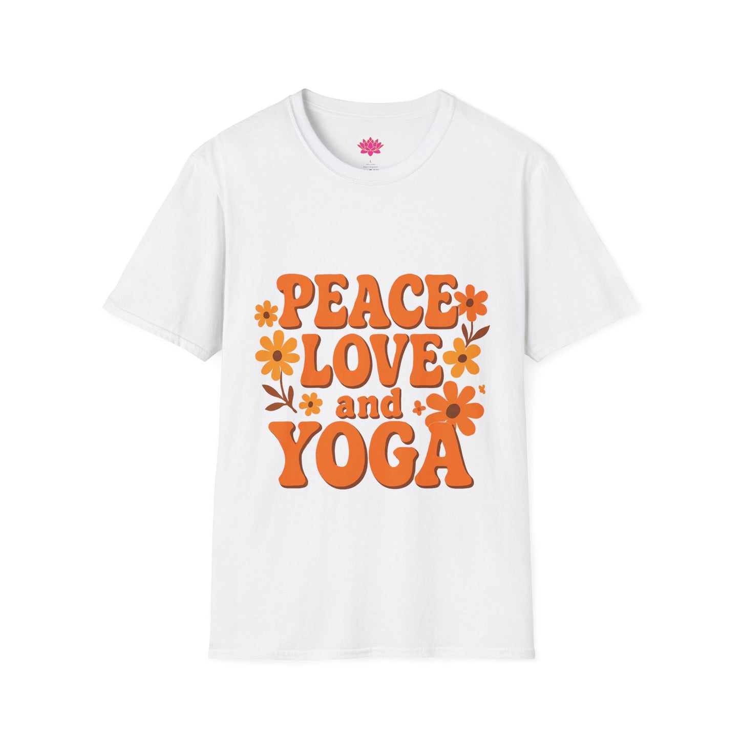 Peace Love and Yoga - T-shirt